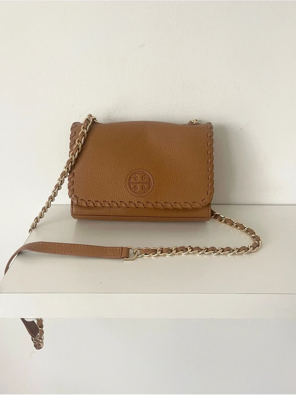Tory Burch Camel Brown Shoulder Bag